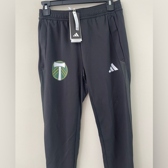 Adidas Portland Timbers On-Field Team Crest AEROREADY Training Pants MENS Sz S - Picture 4 of 16